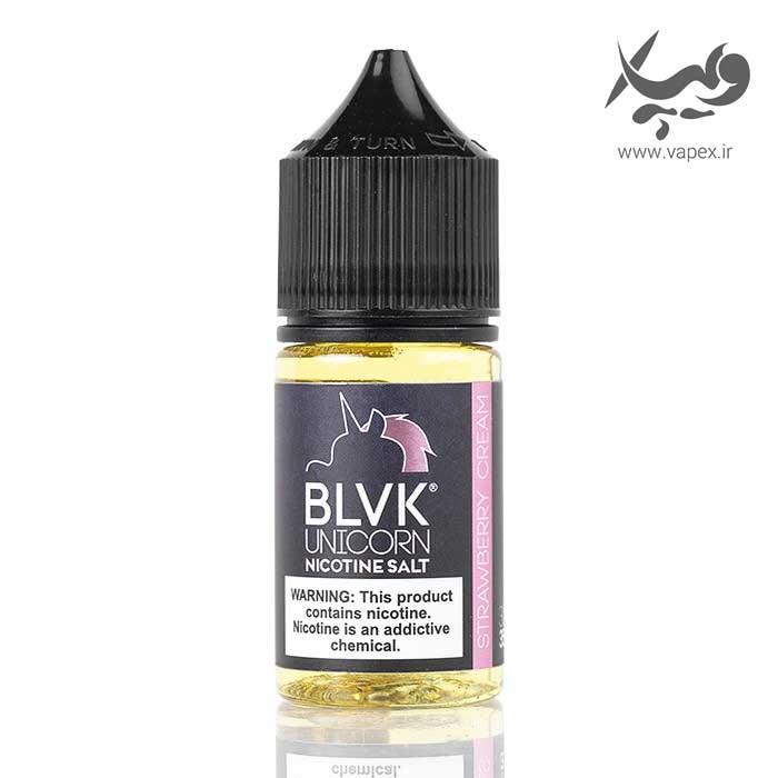 سالت نیکوتین توت فرنگی خامه بی ال وی کی BLVK Strawberry Cream