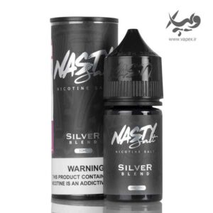 سالت نیکوتین سیلور تنباکو وانیل نستی Nasty Silver Blend