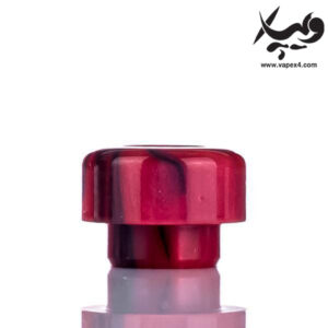 لبی ویپ ۸۱۰ قرمز مشکی رزین Resin 810 Drip Tip