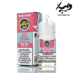 سالت نیکوتین ویپتاسیا میلک آف پاپی یخ Vapetasia Milk Of Poppy Ice Salt