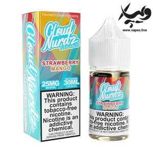 سالت انبه توت فرنگی یخ کلود نوردز Cloud Nurdz Mango Strawberry ICE