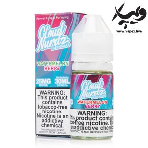 سالت واترملون بری یخ کلود نوردز Cloud Nurdz Watermelon Berry ICE